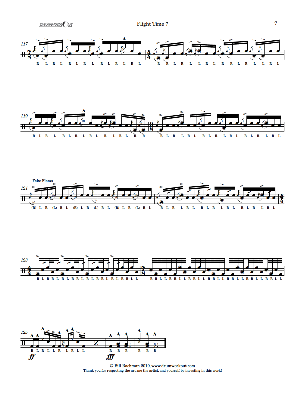 Flight Time 7 Bill Bachman S Drumworkout Com Drum Lessons And Workouts